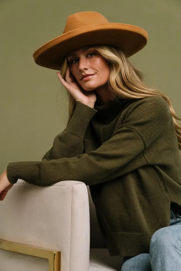Baltic Born Sweaters Women Collins Knit Sweater Olive Baltic Born Sweaters Women Collins Knit Sweater Olive