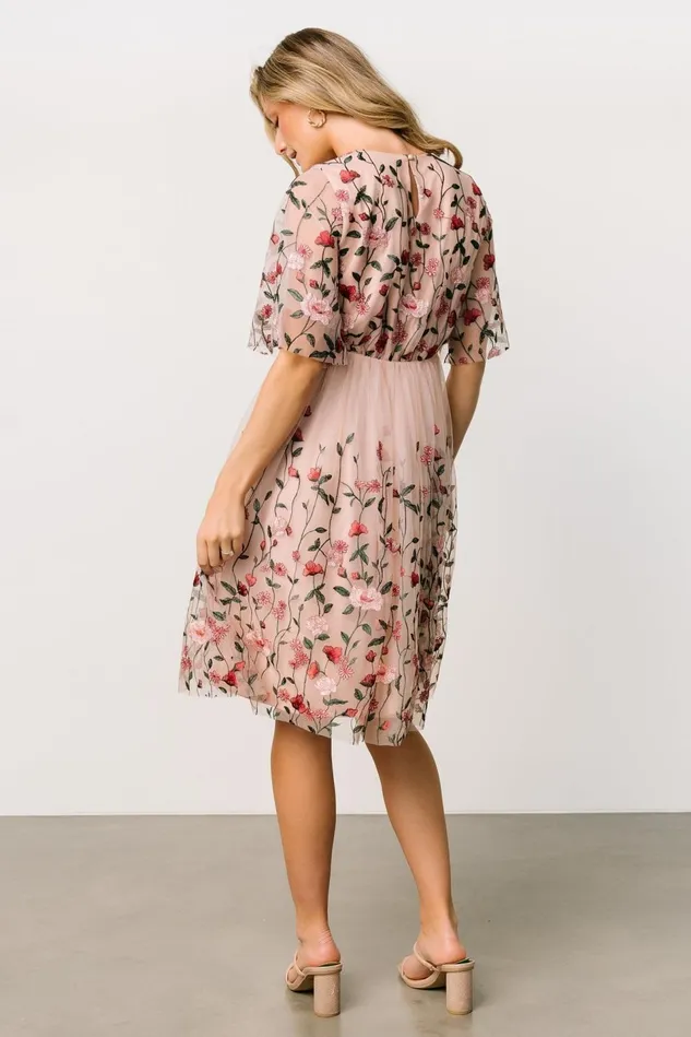 Baltic Born Wedding Guest Women Duchess Tulle Dress Rose Garden Baltic Born Wedding Guest Women Duchess Tulle Dress Rose Garden