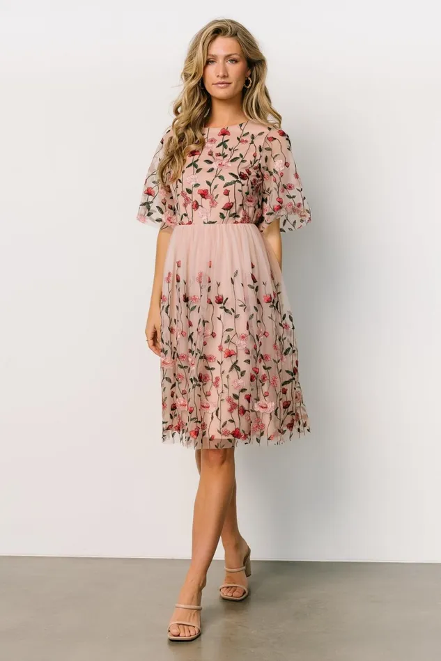 Baltic Born Wedding Guest Women Duchess Tulle Dress Rose Garden Baltic Born Wedding Guest Women Duchess Tulle Dress Rose Garden