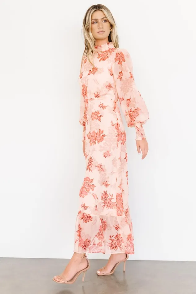 Baltic Born Wedding Guest Women Luciana Maxi Dress Beige Rose Baltic Born Wedding Guest Women Luciana Maxi Dress Beige Rose