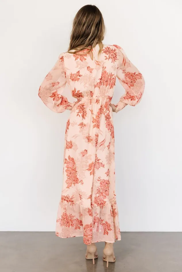 Baltic Born Wedding Guest Women Luciana Maxi Dress Beige Rose Baltic Born Wedding Guest Women Luciana Maxi Dress Beige Rose