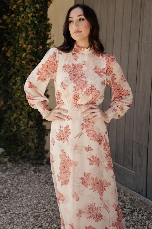 Baltic Born Wedding Guest Women Luciana Maxi Dress Beige Rose Baltic Born Wedding Guest Women Luciana Maxi Dress Beige Rose