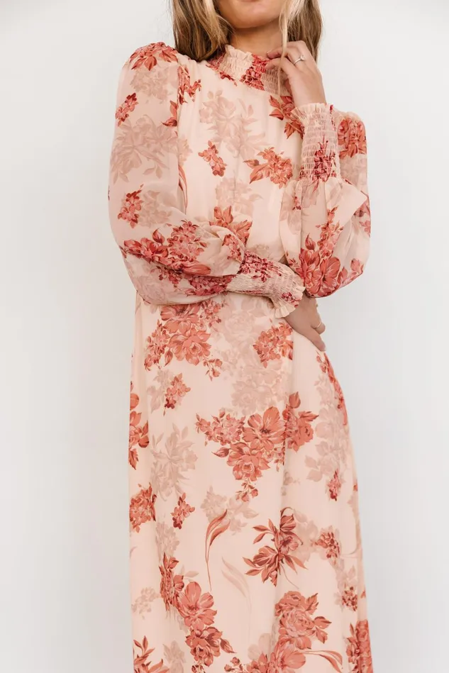 Baltic Born Wedding Guest Women Luciana Maxi Dress Beige Rose Baltic Born Wedding Guest Women Luciana Maxi Dress Beige Rose