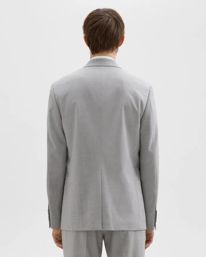 Blazers Jackets Men Theory Chambers Blazer In Stretch Wool Vapor Melange Blazers Jackets Men Theory Chambers Blazer In Stretch Wool Vapor Melange