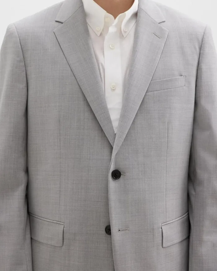 Blazers Jackets Men Theory Chambers Blazer In Stretch Wool Vapor Melange Blazers Jackets Men Theory Chambers Blazer In Stretch Wool Vapor Melange