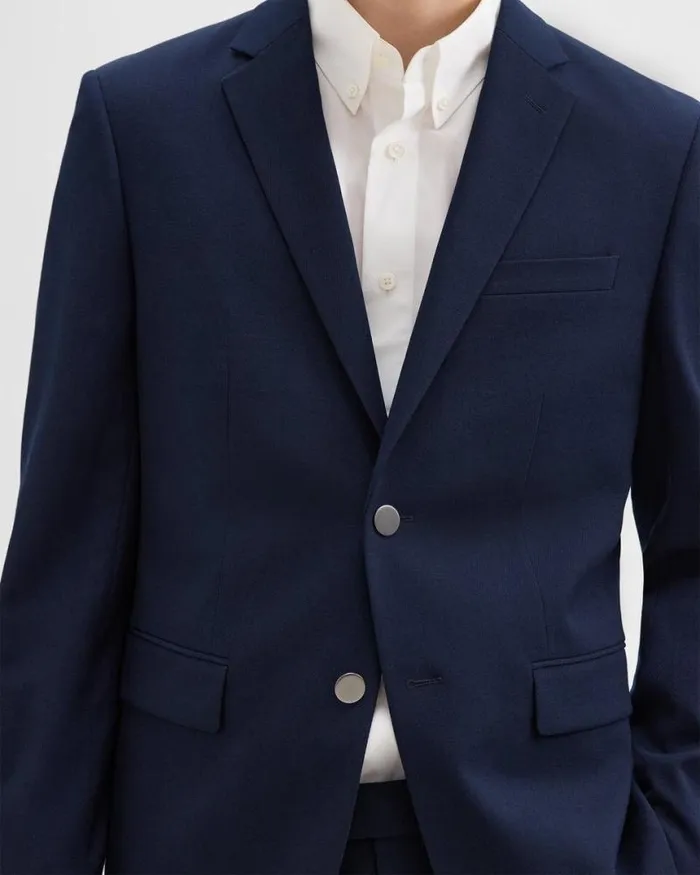 Blazers Jackets Men Theory Morton Blazer In Textured Gabardine Baltic Blazers Jackets Men Theory Morton Blazer In Textured Gabardine Baltic
