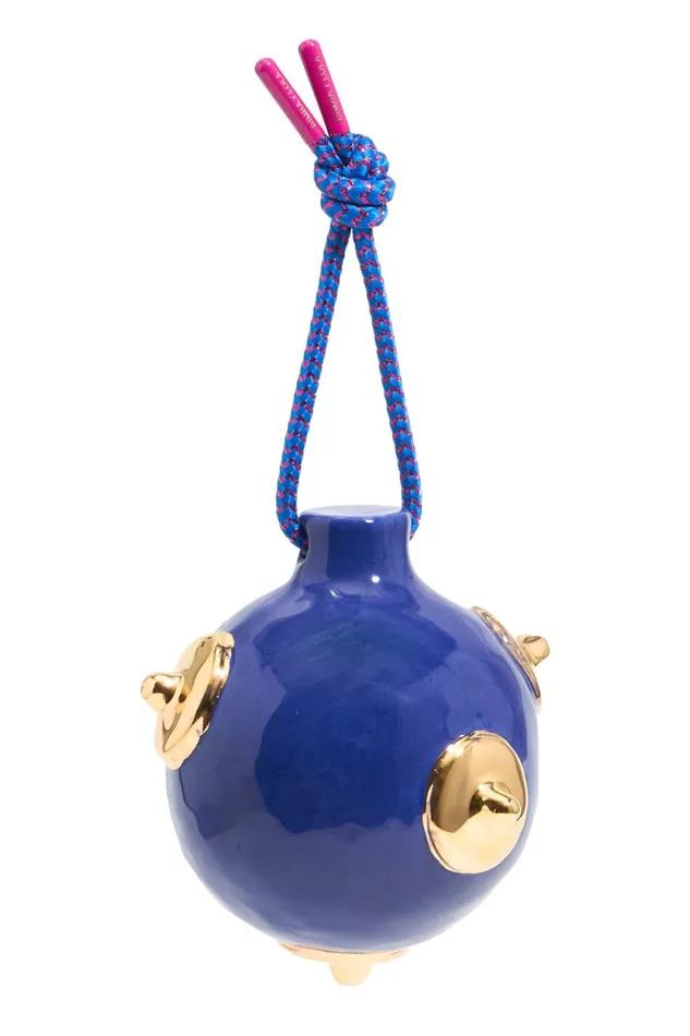 Blue APAMP Ceramic Christmas Bauble Blue Women Bimba Y Lola Christmas Decorations