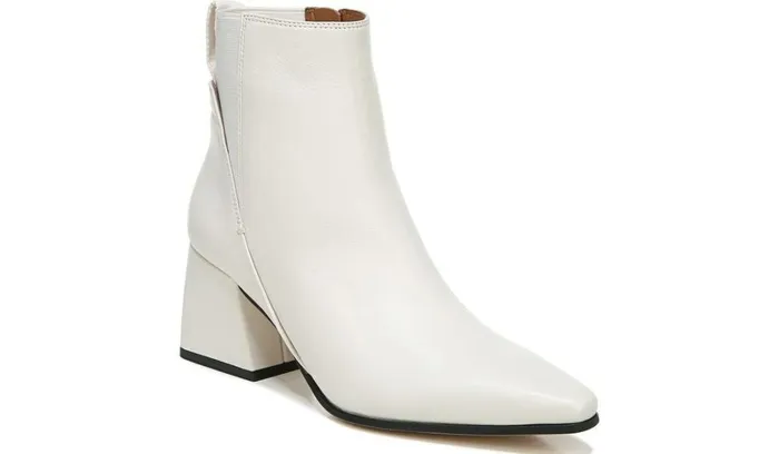 Boots Women Franco Sarto Sarto Brynn Block Heel Bootie Putty Leather