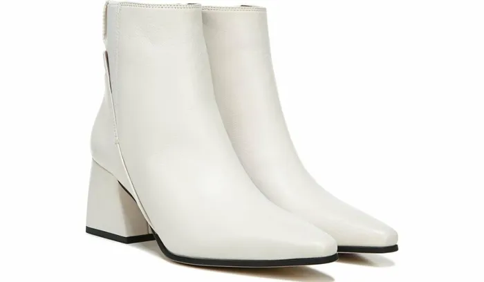 Boots Women Franco Sarto Sarto Brynn Block Heel Bootie Putty Leather