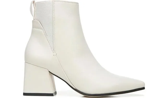 Boots Women Franco Sarto Sarto Brynn Block Heel Bootie Putty Leather