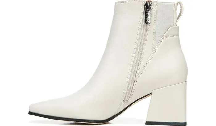 Boots Women Franco Sarto Sarto Brynn Block Heel Bootie Putty Leather
