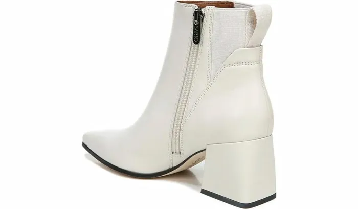 Boots Women Franco Sarto Sarto Brynn Block Heel Bootie Putty Leather
