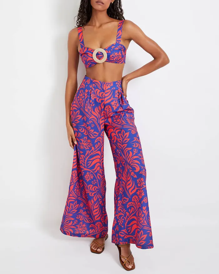 Bottoms Women PatBO Pua Wide Leg Pant FINAL SALE