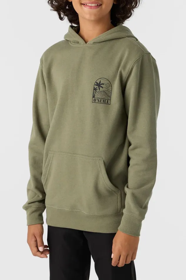 BOY039S FIFTY TWO FLEECE PULLOVER Deep Lichen Green 2 Kids O039NEILL Boy039S Clothing