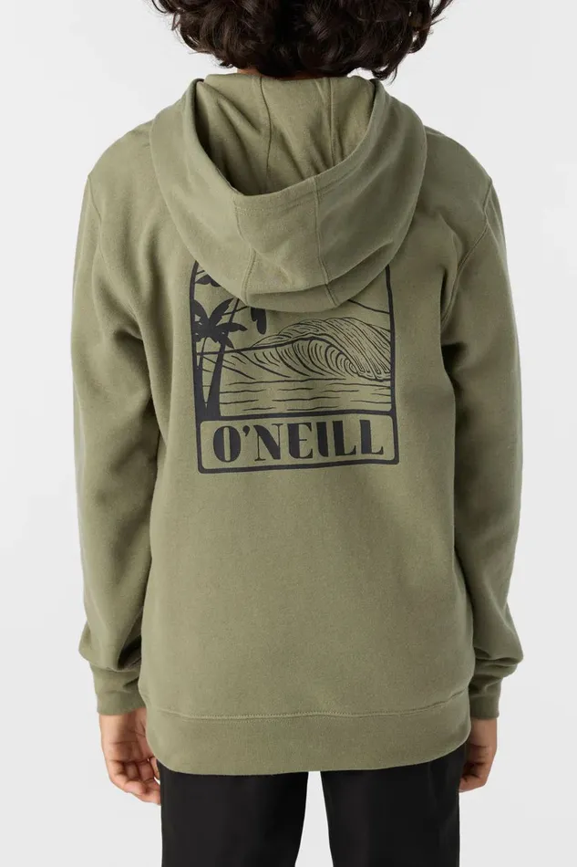 BOY039S FIFTY TWO FLEECE PULLOVER Deep Lichen Green 2 Kids O039NEILL Boy039S Clothing