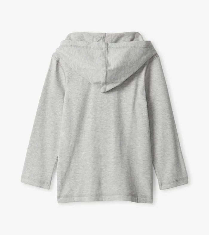 Boys Dino Long Sleeve Hoodie Tee Hatley