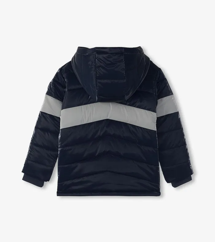Boys Shark Skin Puffer Jacket Hatley