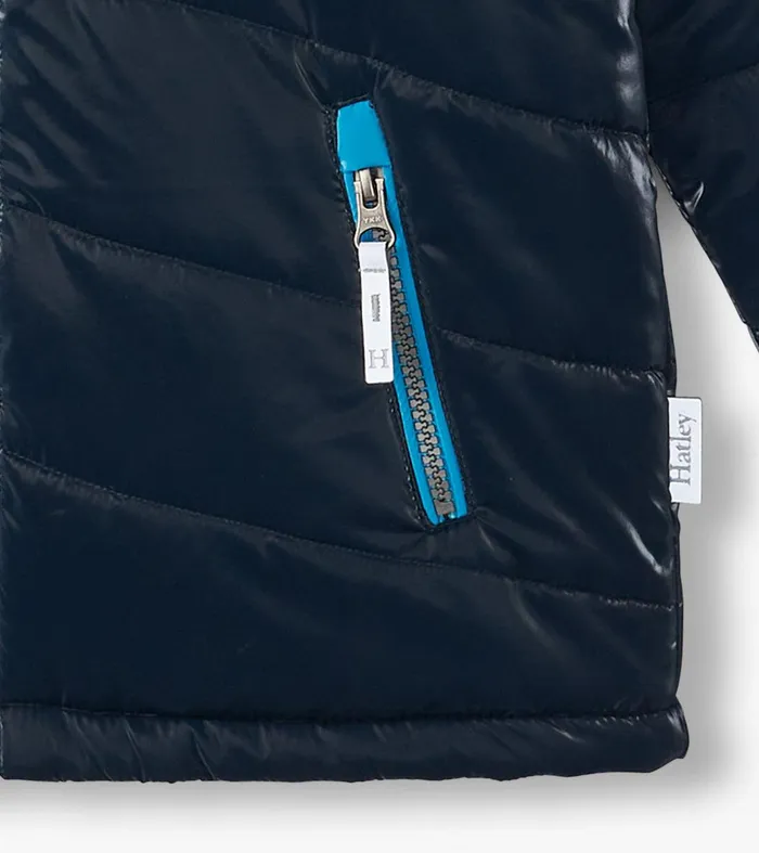Boys Shark Skin Puffer Jacket Hatley