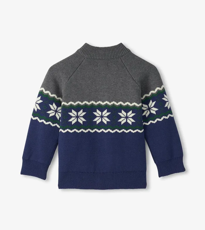 Boys Winter Knit Mockneck Sweater Hatley