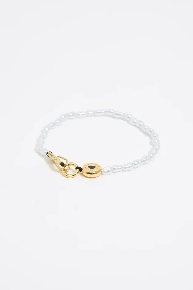 Bracelet Logo Perles Pearl Women Bimba Y Lola Jewelry