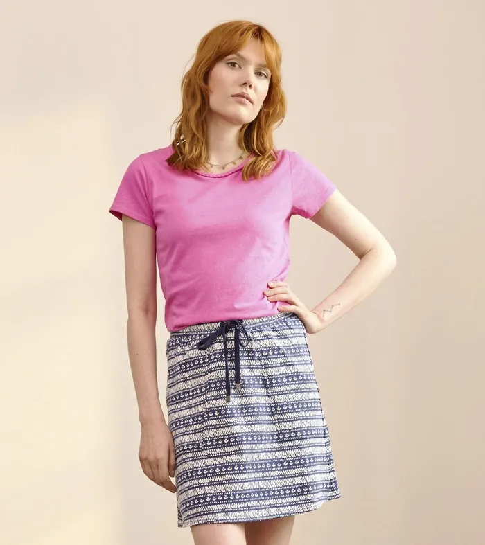 Braided Neck Tee 8211 Phlox Pink Hatley