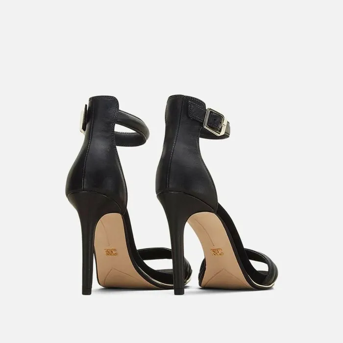 Brooke Ankle Strap Stiletto Black Women Kenneth Cole Heels
