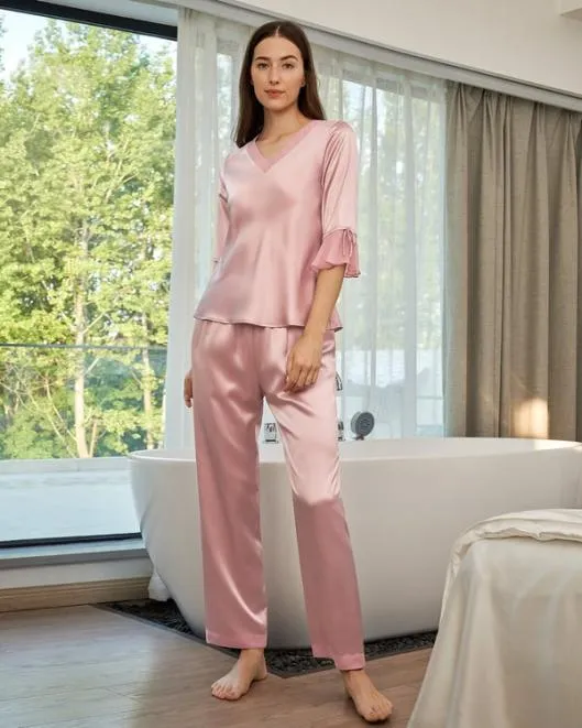 Buy Womenx27s Pajama Sets 100 Pure Silk Pyajamas Women Lilysilk Pajamas