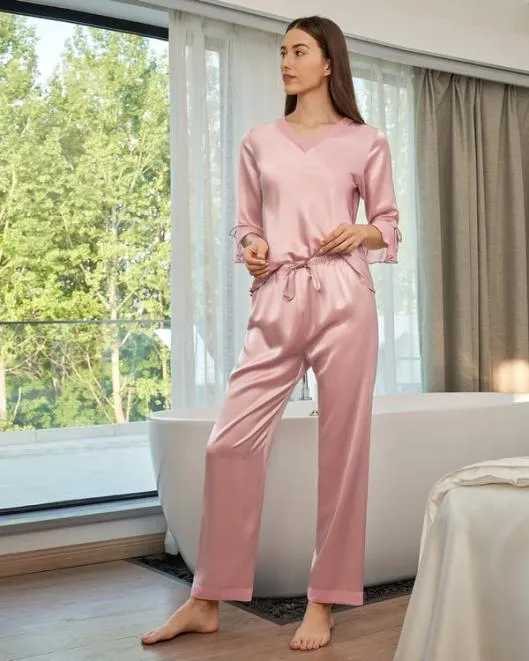 Buy Womenx27s Pajama Sets 100 Pure Silk Pyajamas Women Lilysilk Pajamas