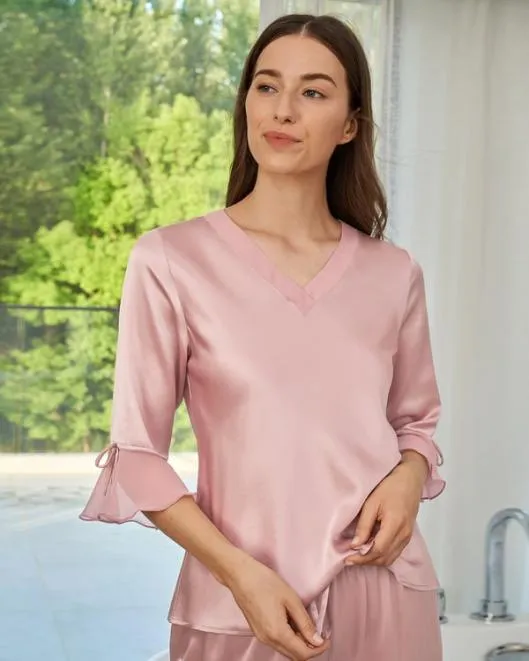 Buy Womenx27s Pajama Sets 100 Pure Silk Pyajamas Women Lilysilk Pajamas