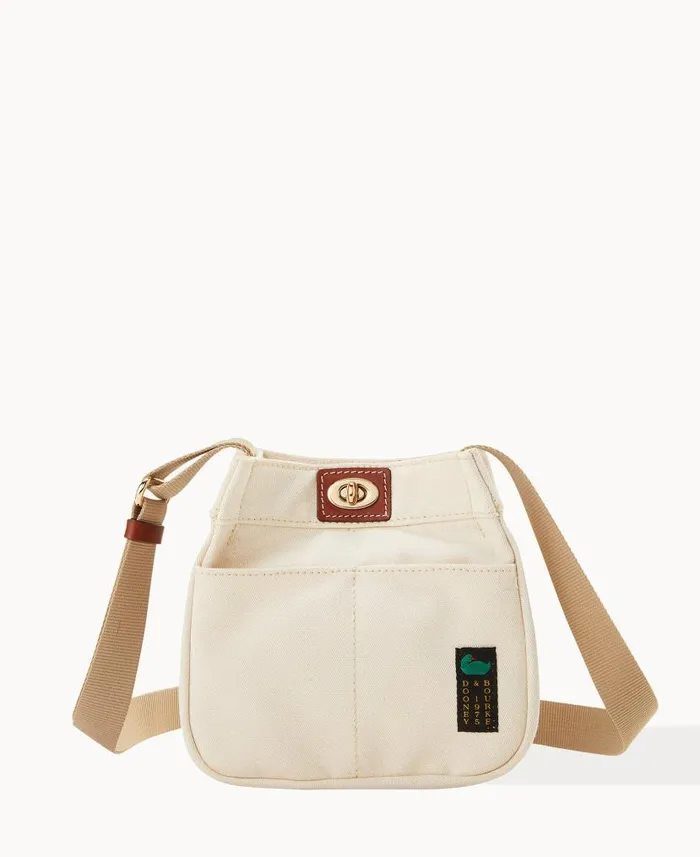 Canvas Crossbody 20 Natural Woman Dooney and Bourke Crossbodies