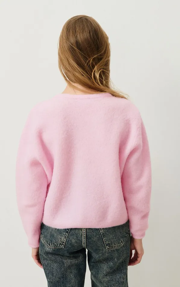 Cardigan Vitow Melange Sugared Almond Women American Vintage Jumpers and Cardigans Cardigan Vitow Melange Sugared Almond Women American Vintage Jumpers and Cardigans