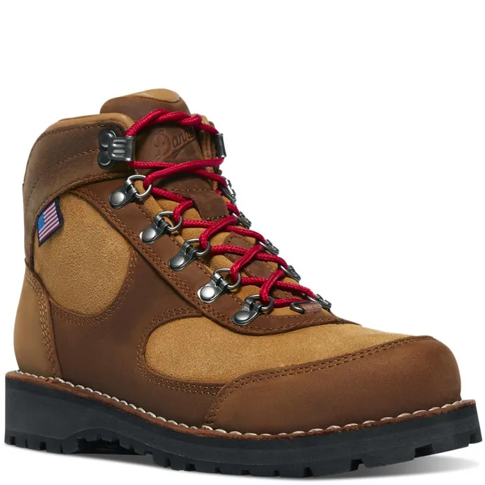 Cascade Crest Grizzly BrownRhodo Red Women Danner Boots