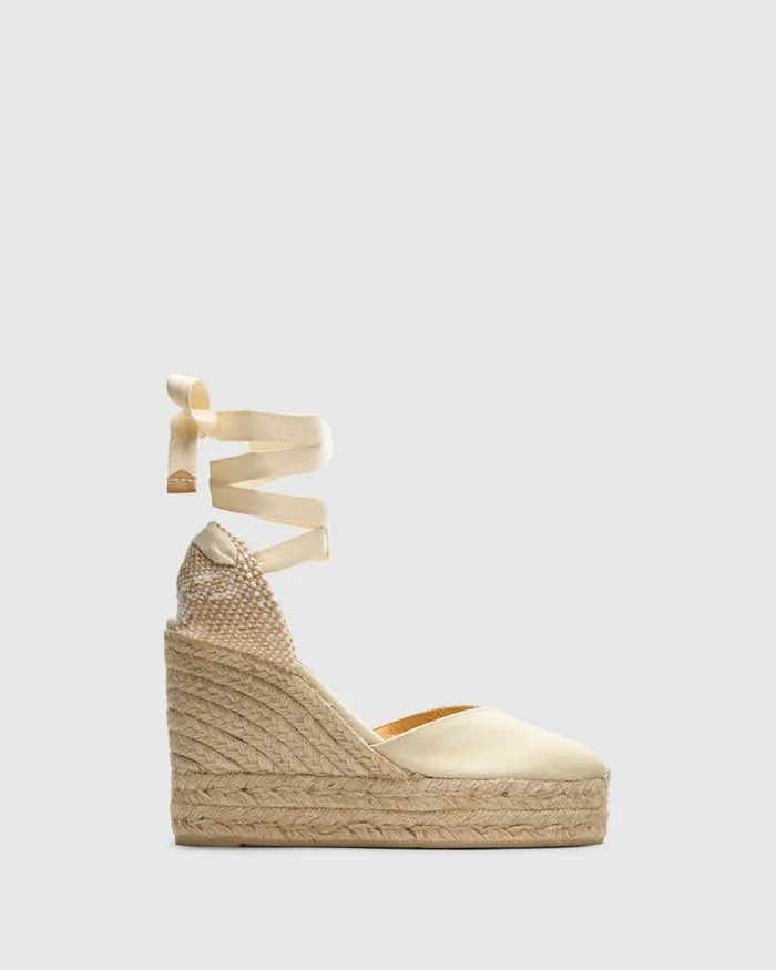 Castaer Chiara8ed001 Ivory Women Wedges