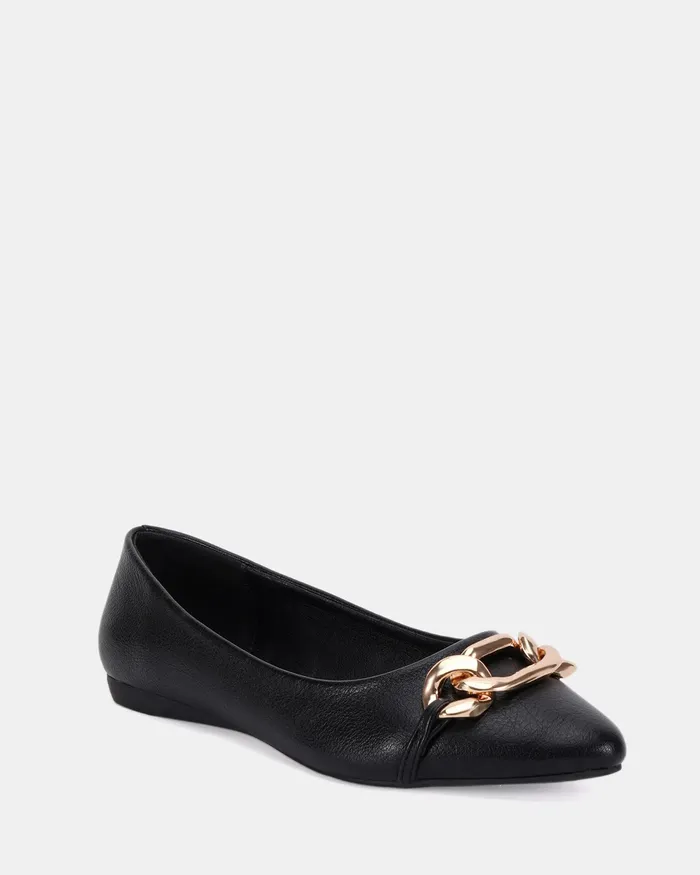 Casuals NOVO Shoes Women CLOVA BLACK Ballet Flats