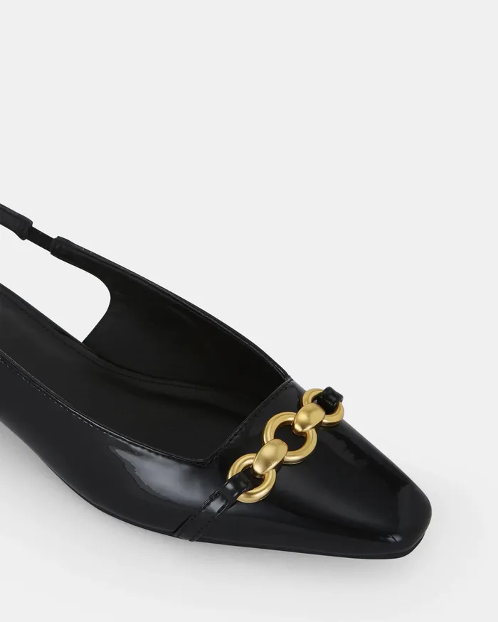 Casuals Women NOVO Shoes COLISH Black Patent Ballet Flats