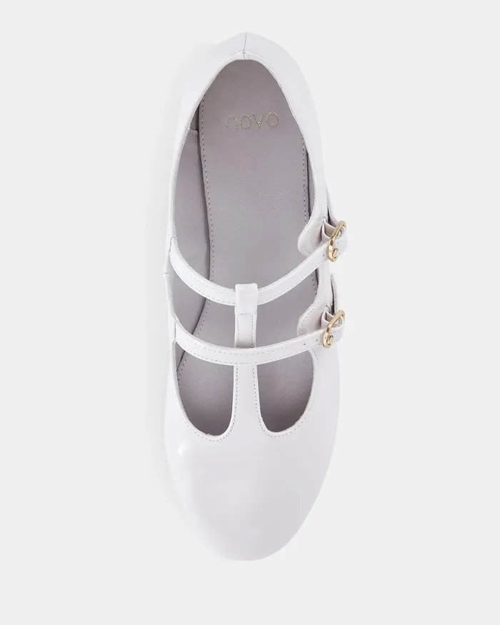 CATANZARO CREAM Ballet Flats Women Ballet Flats NOVO Shoes