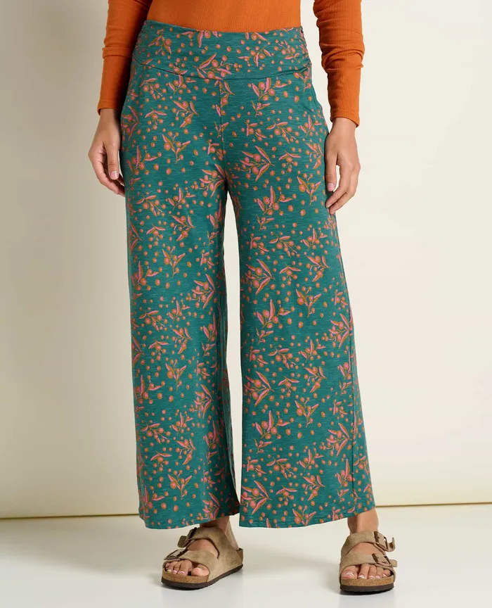 Chaka Wide Leg Pant Jasper Seedpod Print Pants ToadandCo Women8217s