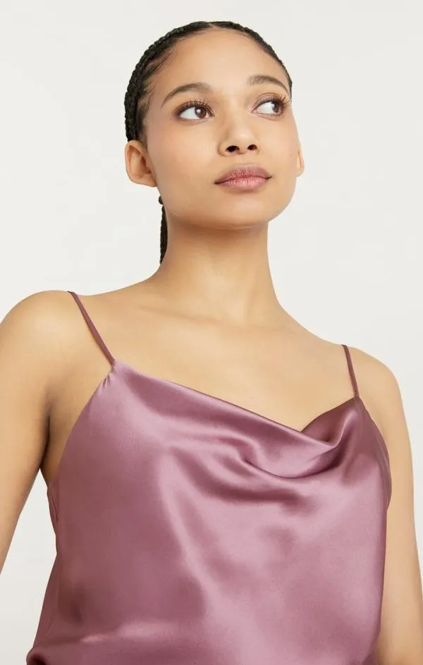Cinq Sept Marta Cami Faded Violet Women Tank Tops and Camisoles