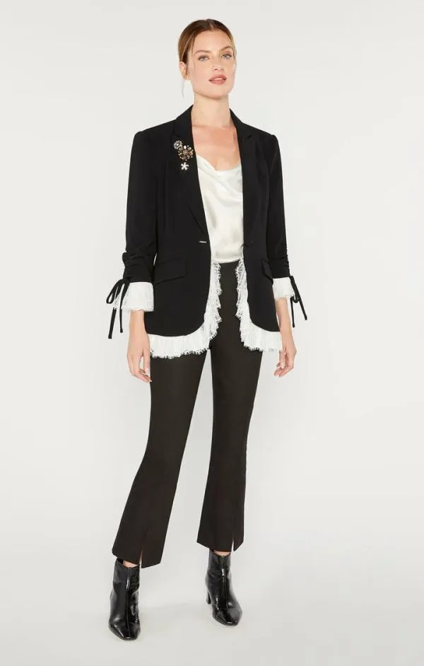 Cinq Sept Roxie Blazer Blackivory Women Blazers