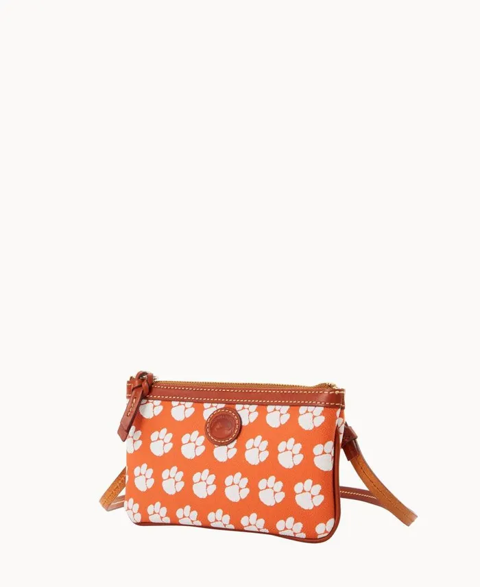 Collegiate Clemson University Large Slim Crossbody Clemson Woman Dooney and Bourke Crossbodies Collegiate Clemson University Large Slim Crossbody Clemson Woman Dooney and Bourke Crossbodies