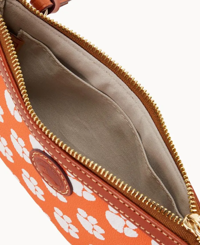 Collegiate Clemson University Large Slim Crossbody Clemson Woman Dooney and Bourke Crossbodies Collegiate Clemson University Large Slim Crossbody Clemson Woman Dooney and Bourke Crossbodies
