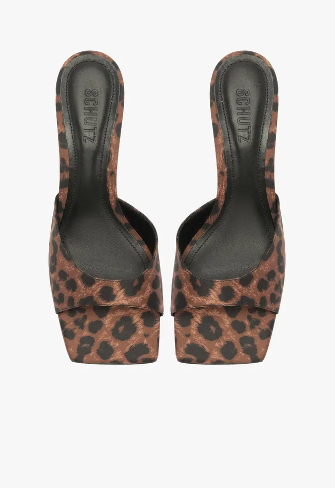 Dethalia Pin Sandal Black Women Schutz Shoes Mules