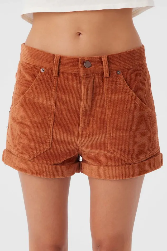 DIEDRE CORDUROY 5POCKET SHORTS Sierra Women O039NEILL Clothing