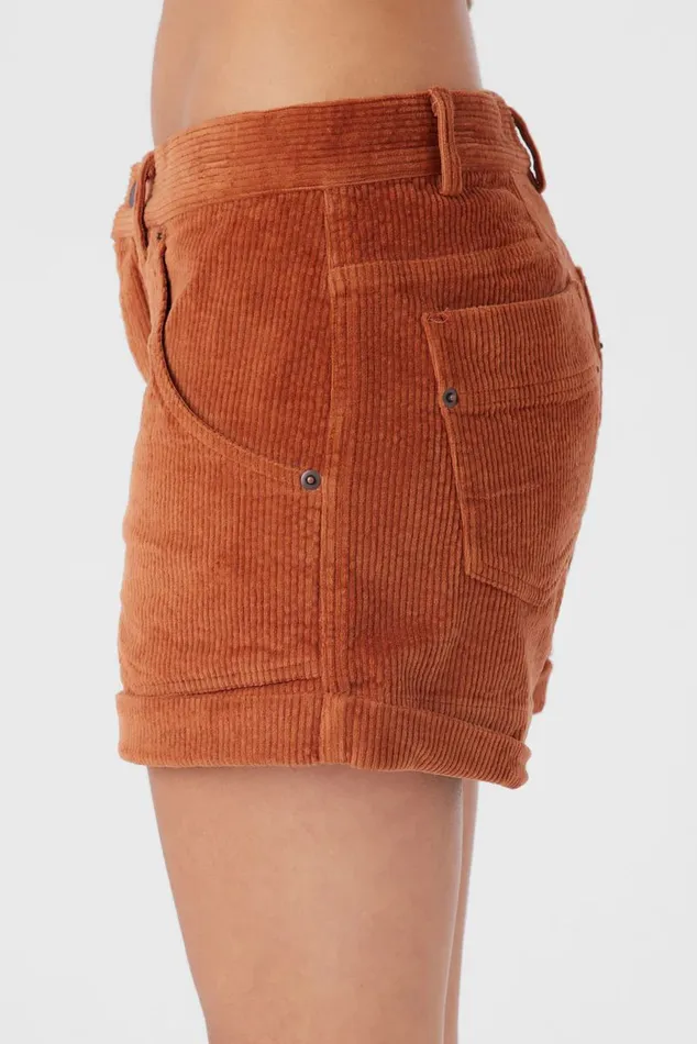 DIEDRE CORDUROY 5POCKET SHORTS Sierra Women O039NEILL Clothing