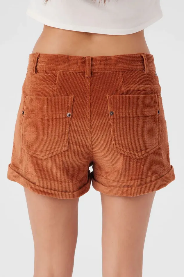 DIEDRE CORDUROY 5POCKET SHORTS Sierra Women O039NEILL Clothing
