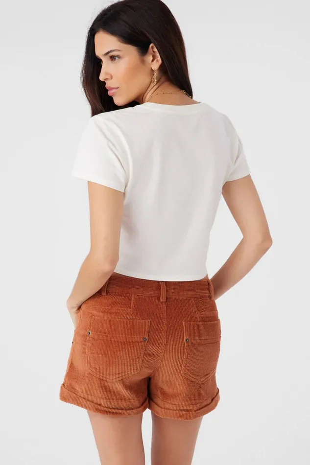 DIEDRE CORDUROY 5POCKET SHORTS Sierra Women O039NEILL Clothing