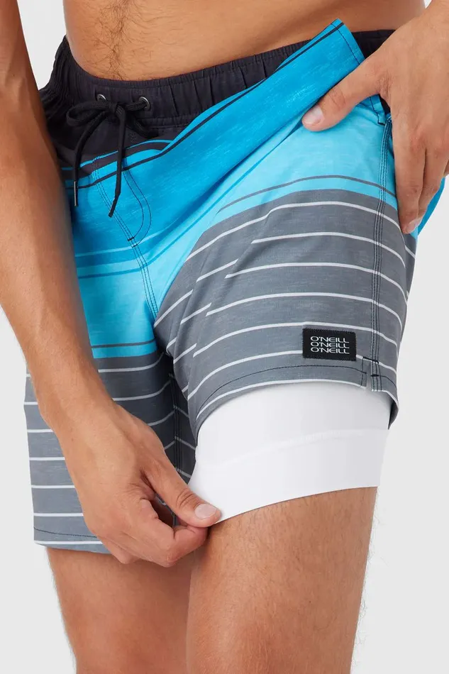 DIVERGENT ELASTIC WAIST LINED 17034 SWIM TRUNKS Grey Men O039NEILL Type
