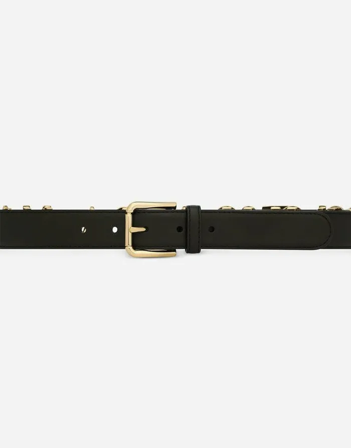 Dolce and Gabbana Belts Women KIM DOLCEandGABBANA Calfskin Belt With Lettering Multicolor Dolce and Gabbana Belts Women KIM DOLCEandGABBANA Calfskin Belt With Lettering Multicolor
