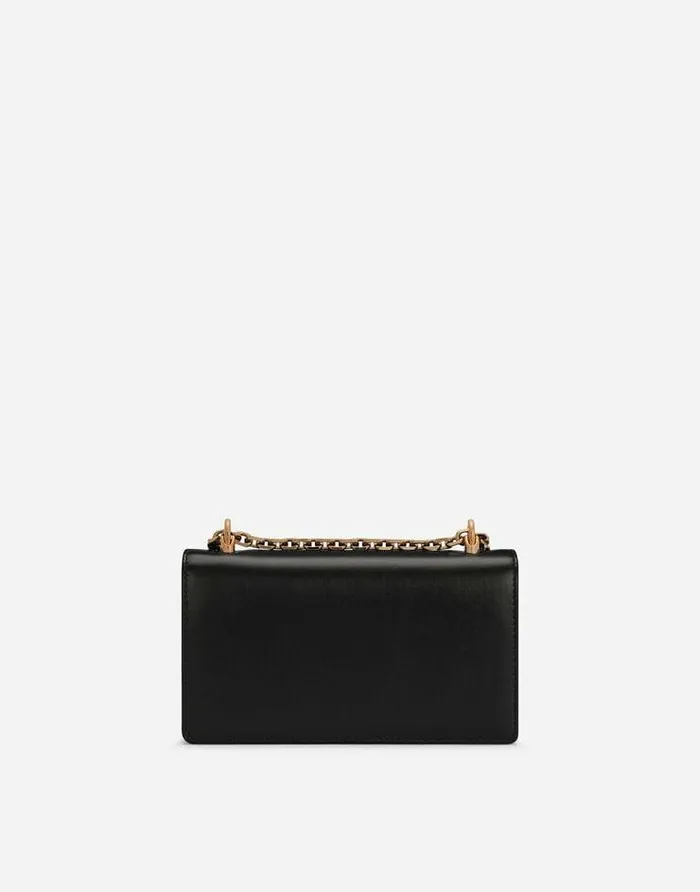 Dolce and Gabbana Clutches Mini And Micro Bags Women Calfskin DG Girls Phone Bag Black Dolce and Gabbana Clutches Mini And Micro Bags Women Calfskin DG Girls Phone Bag Black
