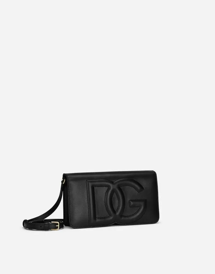 Dolce and Gabbana DG Logo Bag Women DG Logo Phone Bag Black Dolce and Gabbana DG Logo Bag Women DG Logo Phone Bag Black